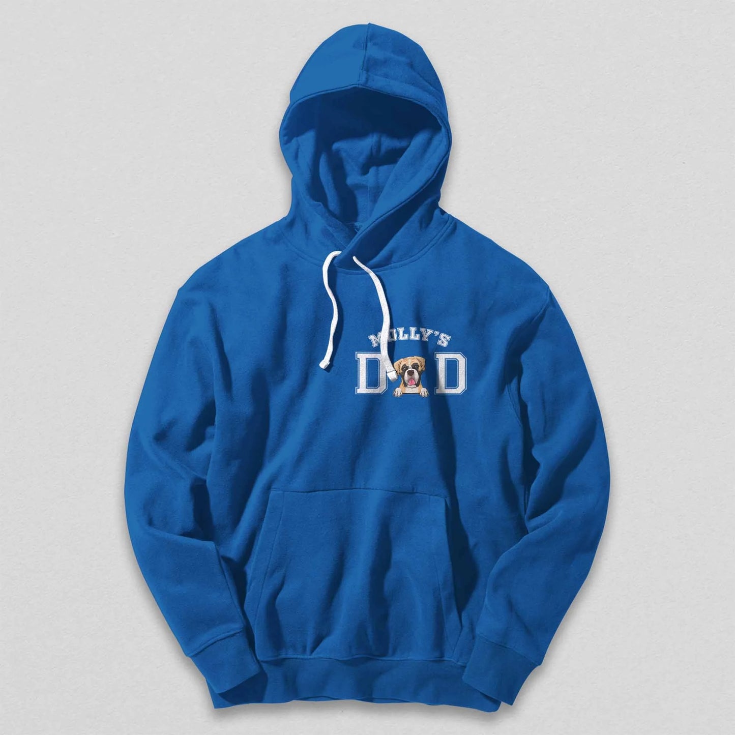 Personalised Unisex Hooded Sweatshirt - Gift For Dog Dad, Pet Lovers