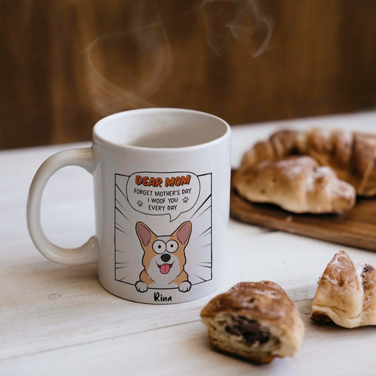 We Woof You - Personalised Ceramic Coffee Cups - Gifts for Dog Mom