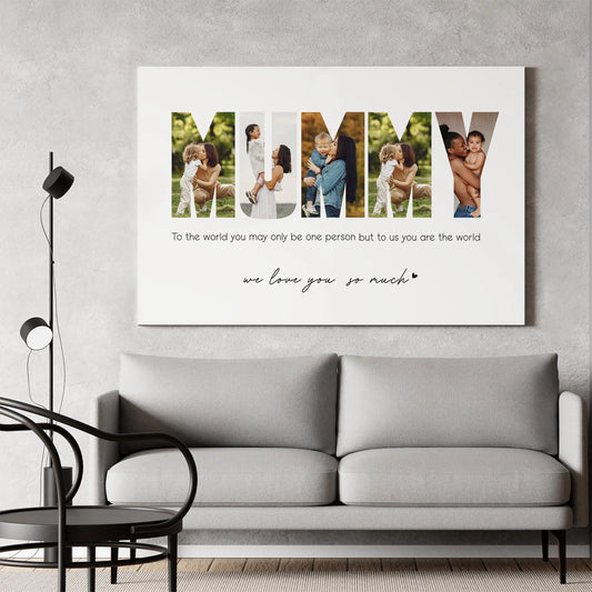 Collage Picture Mama Frame - Personalised Keepsake for Mom - Gifts for Mother
