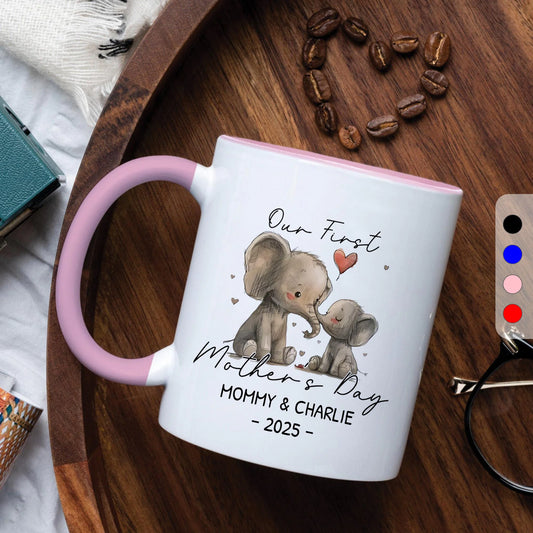 First Time Mom - Personalised Name Mug - New Mom Gift from Baby