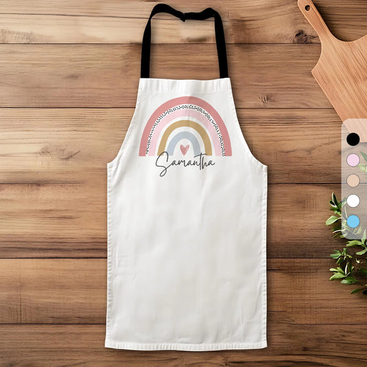 Personalised Rainbow Apron - Colorful Mother’s Day Gifts for Mom