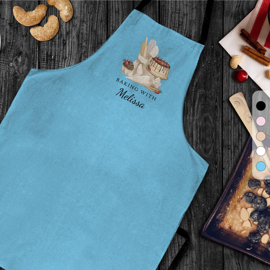 Chocolate Cake - Personalised Baking Apron - Thoughtful Gift For Mom