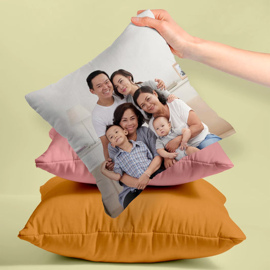 Personalised Photo Collage Pillow - Custom Picture Pillow - Gift For Mom