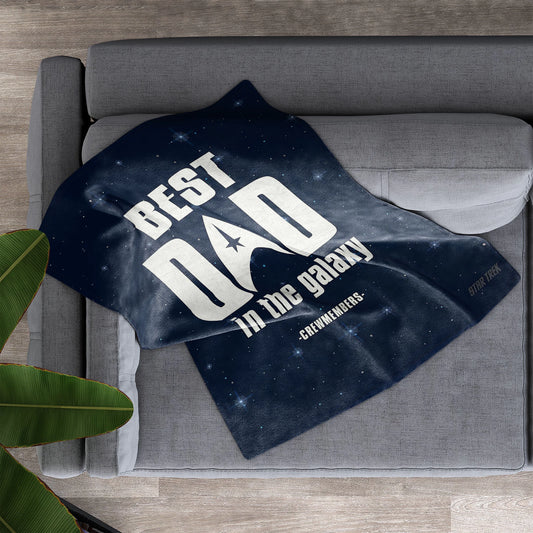 Best Dad in the Galaxy - Pesonalised Blanket - Father's Day Gifts