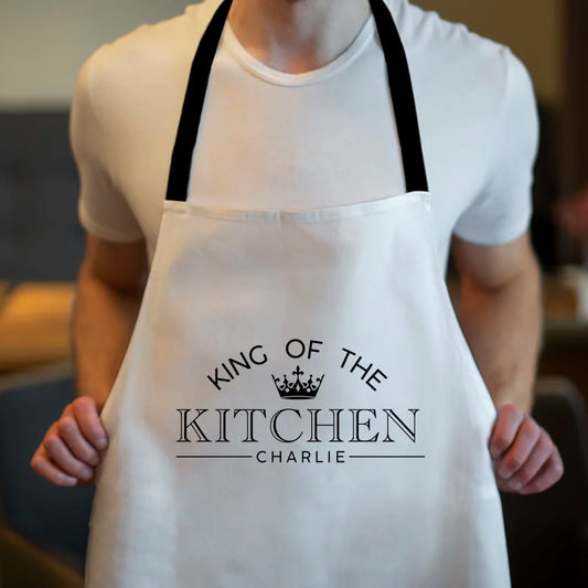 Premium Faux Leather Apron - Elegant Gift for Dad, Father's Day BBQ Apron