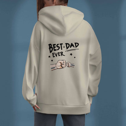 Personalised Unisex Hoodie - Best Dad Ever - Gift for Dad