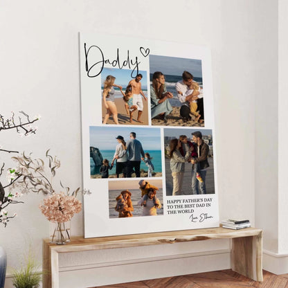 Father’s Day Photo - Custom Photo Canvas, Dad’s Special Gift
