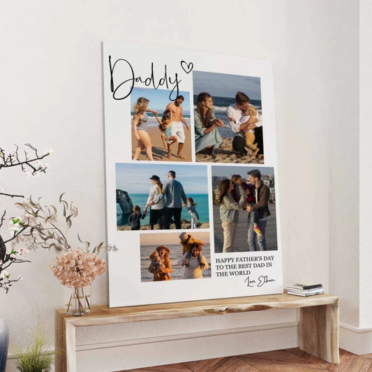Father’s Day Photo - Custom Photo Canvas, Dad’s Special Gift