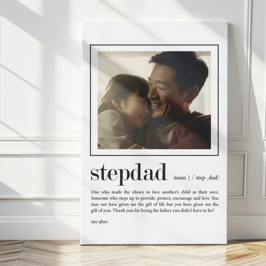 Custom Dad Canvas Print - Emotional Quote Gift for Any Occasion