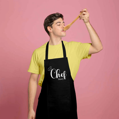 Custom Chef Apron - Practical Kitchen Gift for Dad, Father's Day Ready