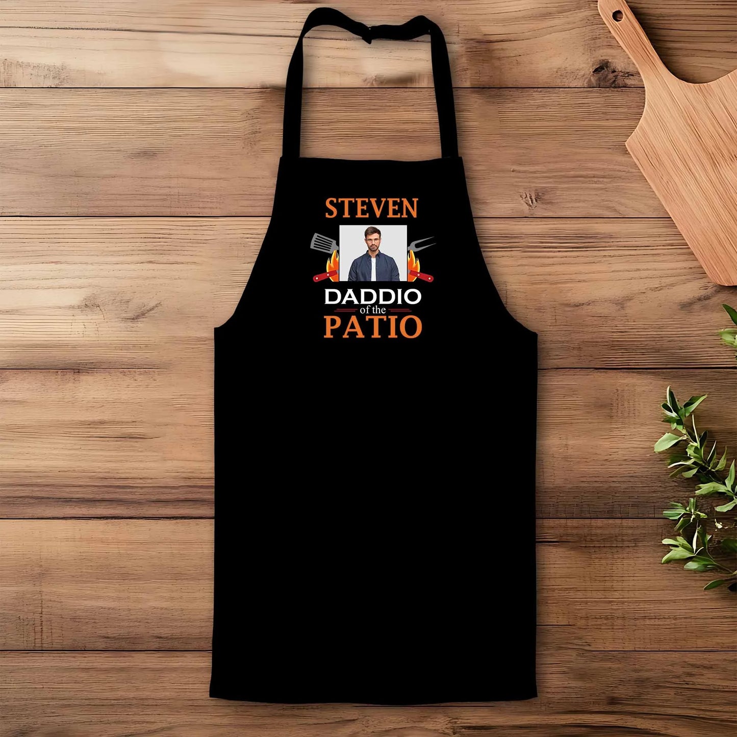 Master Chef Apron – Personalised Apron for Dad with Funny Cooking Quote