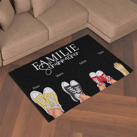 Leave Sneakers Here - Personalised Doormat, Sneaker Lover’s Welcome Gift