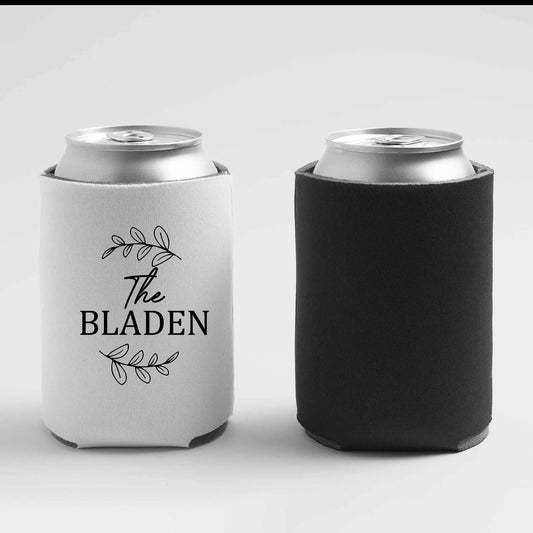Custom Dad Stubby Holder - Personalised Fathers Day Gift with Family Name