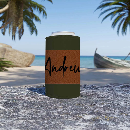 Custom Dad Stubby Cooler - Personalised Fathers Day Gift with Signature Style Design