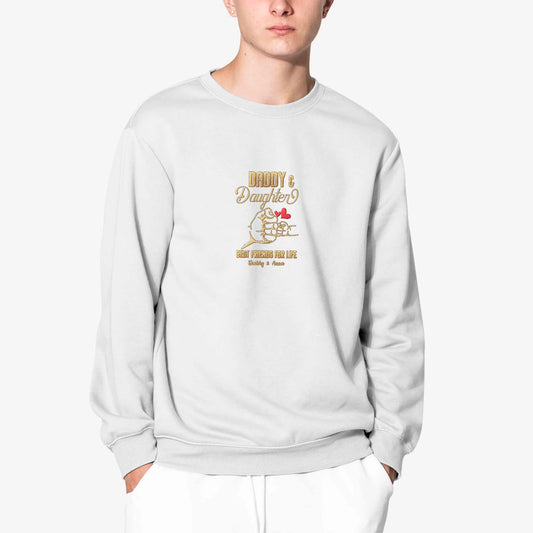 Dad’s Special Embroidered Sweatshirt - Personalised Design, Gift Idea for Father’s Day